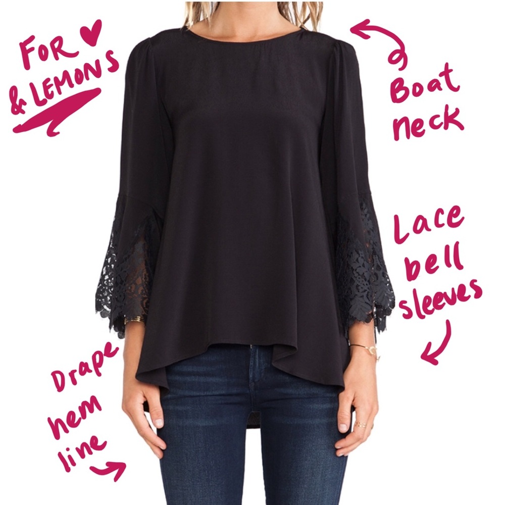 For Love & Lemons | Bourbon Black Top - Picture 2 of 9